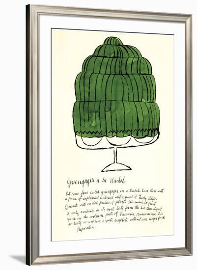 Wild Raspberries, c.1959 (green)-Andy Warhol-Framed Giclee Print