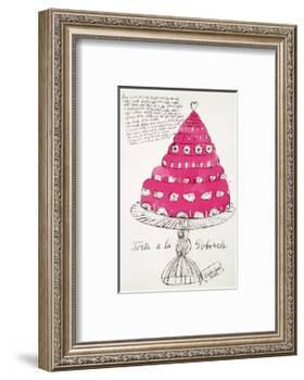 Wild Raspberries, c.1959 (pink)-Andy Warhol-Framed Art Print
