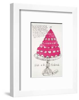 Wild Raspberries, c.1959 (pink)-Andy Warhol-Framed Art Print