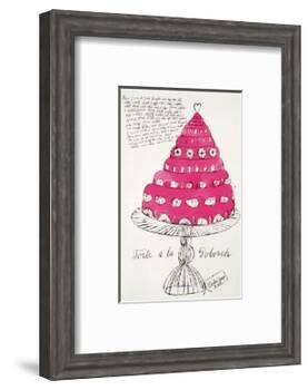 Wild Raspberries, c.1959 (pink)-Andy Warhol-Framed Art Print