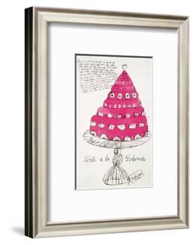 Wild Raspberries, c.1959 (pink)-Andy Warhol-Framed Art Print