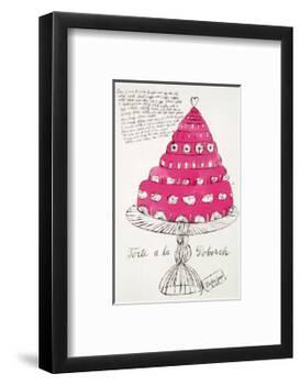 Wild Raspberries, c.1959 (pink)-Andy Warhol-Framed Art Print