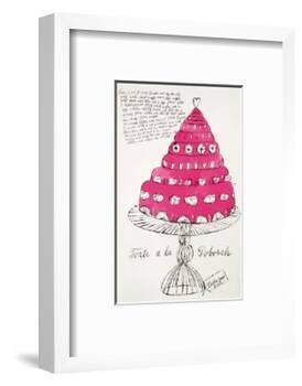 Wild Raspberries, c.1959 (pink)-Andy Warhol-Framed Art Print