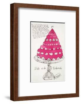 Wild Raspberries, c.1959 (pink)-Andy Warhol-Framed Art Print