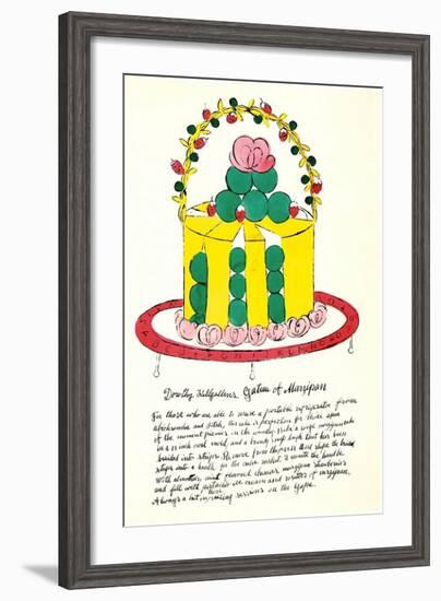 Wild Raspberries, c.1959 (yellow and green)-Andy Warhol-Framed Giclee Print