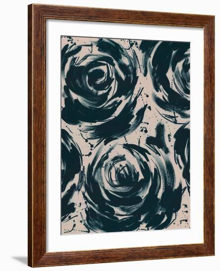 Wild Rose-Tanuki-Framed Giclee Print