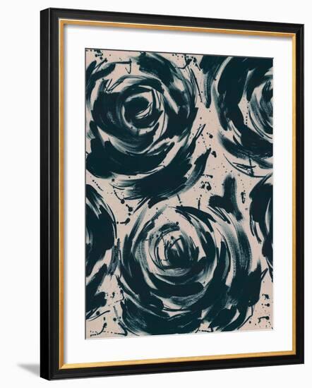 Wild Rose-Tanuki-Framed Giclee Print