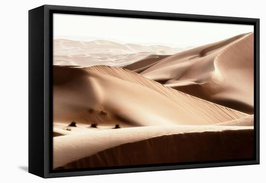 Wild Sand Dunes - Camel Desert-Philippe HUGONNARD-Framed Premier Image Canvas