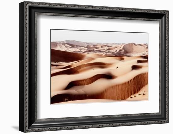 Wild Sand Dunes - Deep Peach Desert-Philippe HUGONNARD-Framed Photographic Print