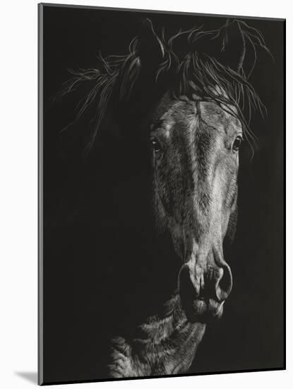 Wild Scratchboard VI-Julie Chapman-Mounted Art Print