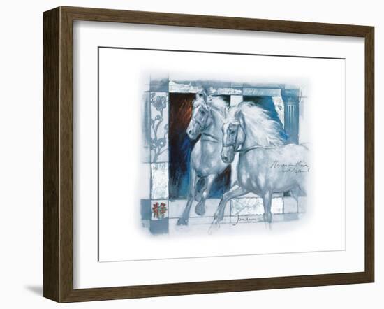 Wild Spirit Horses-Joadoor-Framed Art Print