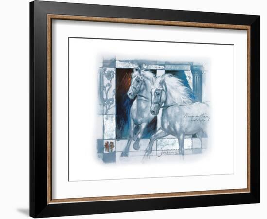 Wild Spirit Horses-Joadoor-Framed Art Print