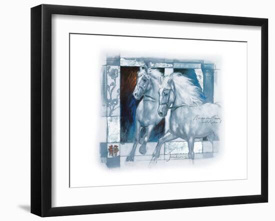 Wild Spirit Horses-Joadoor-Framed Art Print