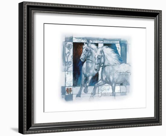 Wild Spirit Horses-Joadoor-Framed Art Print