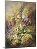Wild Strawberries and a Butterfly-Albert Lucas-Mounted Giclee Print