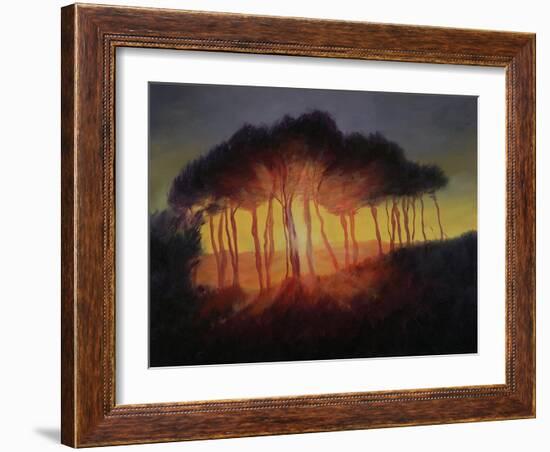 Wild Trees at Sunset, 2002-Antonia Myatt-Framed Giclee Print