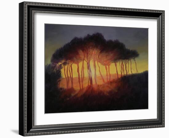 Wild Trees at Sunset, 2002-Antonia Myatt-Framed Giclee Print