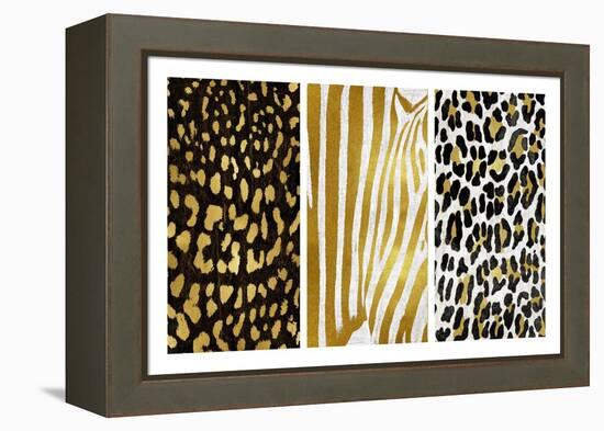 Wild Trio I-Ellie Roberts-Framed Stretched Canvas