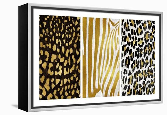 Wild Trio I-Ellie Roberts-Framed Stretched Canvas