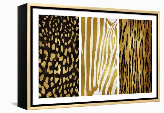 Wild Trio II-Ellie Roberts-Framed Stretched Canvas