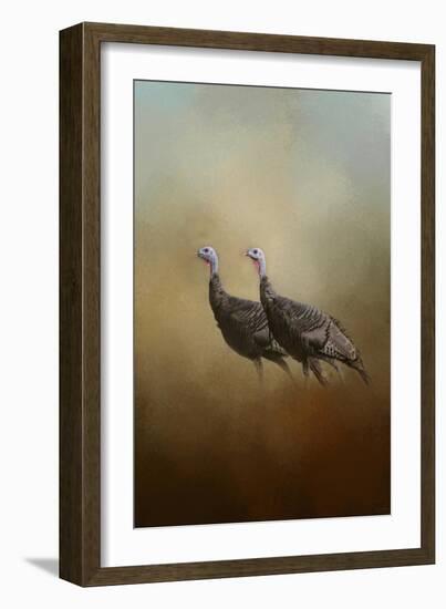 Wild Turkey at Shiloh-Jai Johnson-Framed Giclee Print