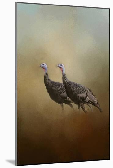 Wild Turkey at Shiloh-Jai Johnson-Mounted Giclee Print