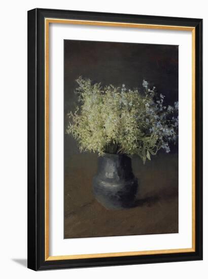 Wild Violets and Forget-Me-Nots, 1889-Isaak Ilyich Levitan-Framed Giclee Print