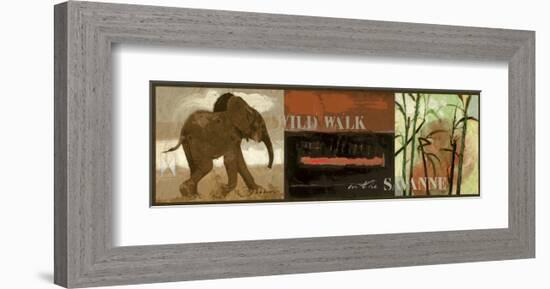 Wild Walk-Joadoor-Framed Art Print