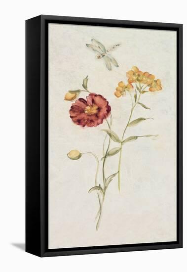 Wild Wallflowers IV-Cheri Blum-Framed Stretched Canvas