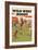 Wild West Rodeo, Calf Roping-null-Framed Art Print