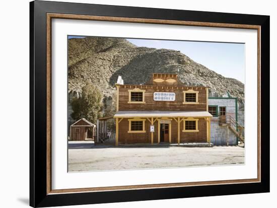 Wild West Town-aluxum-Framed Photographic Print