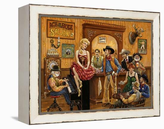 Wild Wild West Saloon-Lee Dubin-Framed Premier Image Canvas