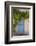 Wild wine on old wall of a house, Provence, the South of France-Andrea Haase-Framed Photographic Print