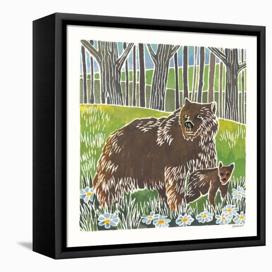 Wild Woodland III-Kathrine Lovell-Framed Stretched Canvas