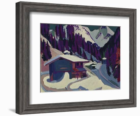 Wildboden with Snow, 1924/26-Ernst Ludwig Kirchner-Framed Giclee Print