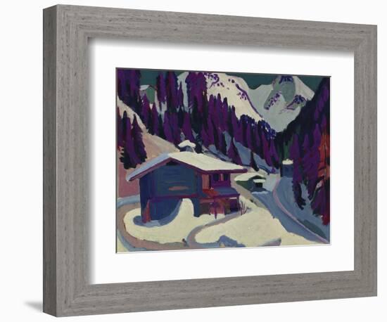 Wildboden with Snow, 1924/26-Ernst Ludwig Kirchner-Framed Giclee Print