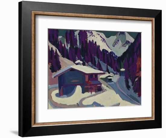 Wildboden with Snow, 1924/26-Ernst Ludwig Kirchner-Framed Giclee Print