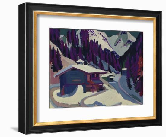 Wildboden with Snow, 1924/26-Ernst Ludwig Kirchner-Framed Giclee Print