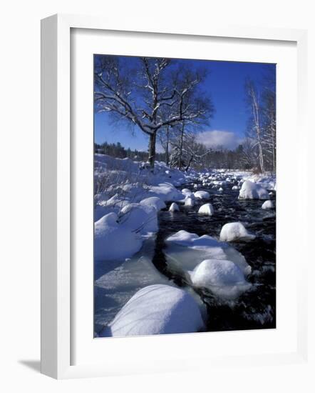 Wildcat River, White Mountains, New Hampshire, USA-Jerry & Marcy Monkman-Framed Photographic Print