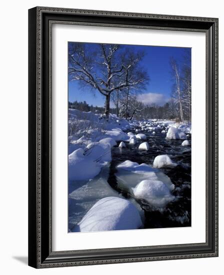 Wildcat River, White Mountains, New Hampshire, USA-Jerry & Marcy Monkman-Framed Photographic Print