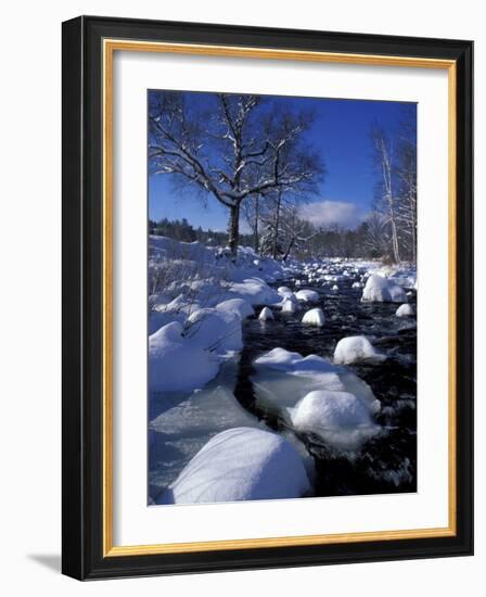 Wildcat River, White Mountains, New Hampshire, USA-Jerry & Marcy Monkman-Framed Photographic Print