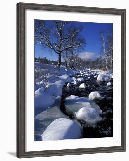 Wildcat River, White Mountains, New Hampshire, USA-Jerry & Marcy Monkman-Framed Photographic Print