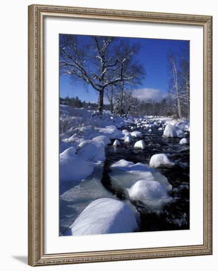 Wildcat River, White Mountains, New Hampshire, USA-Jerry & Marcy Monkman-Framed Photographic Print