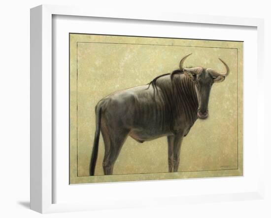 Wildebeest-James W. Johnson-Framed Giclee Print