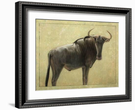 Wildebeest-James W. Johnson-Framed Giclee Print