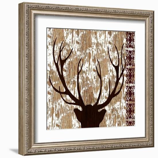 Wilderness Deer-Nicholas Biscardi-Framed Art Print