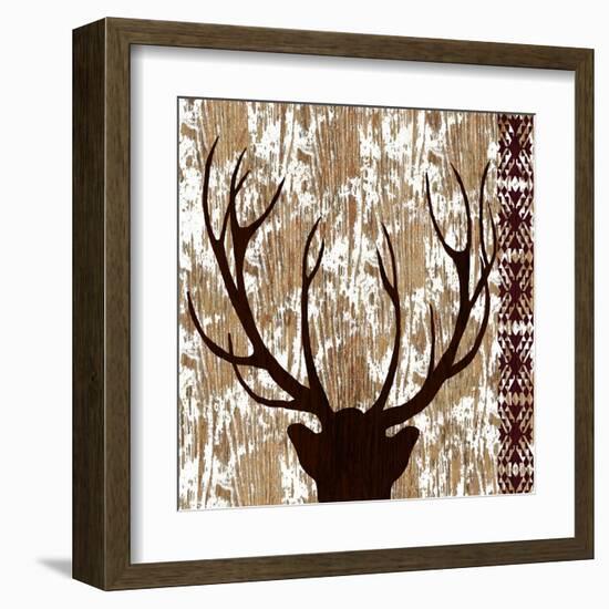 Wilderness Deer-Nicholas Biscardi-Framed Art Print