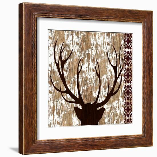 Wilderness Deer-Nicholas Biscardi-Framed Art Print