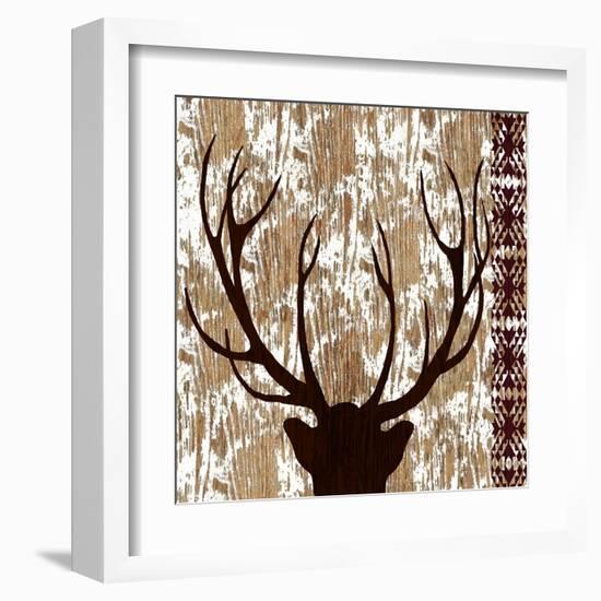 Wilderness Deer-Nicholas Biscardi-Framed Art Print