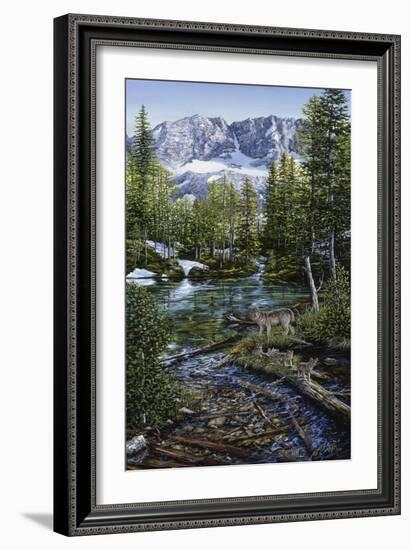 Wilderness Family-Jeff Tift-Framed Giclee Print